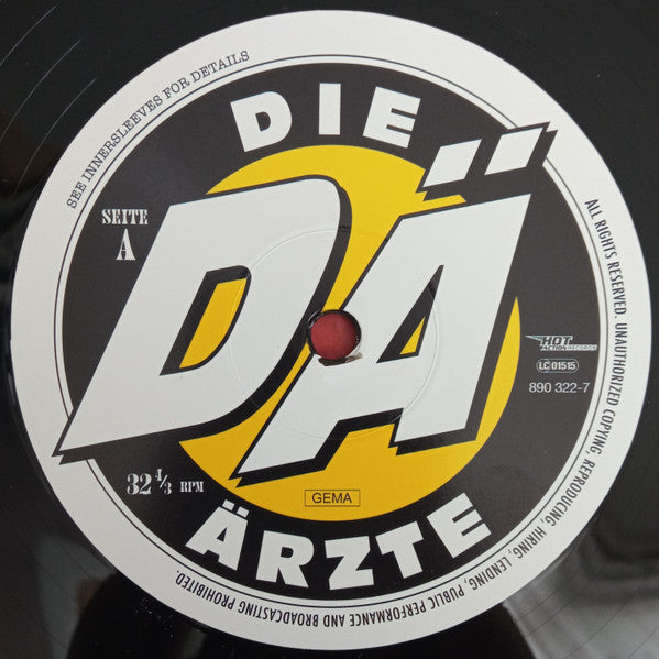 Die Ärzte : Die Bestie In Menschengestalt (LP + LP, S/Sided + Album, RE, 32 )