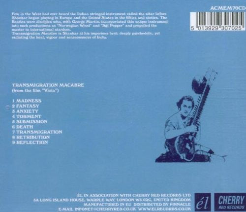 Ravi Shankar : Transmigration Macabre (CD, Album, RE)