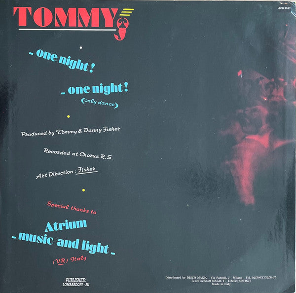 Tommy : One Night! (12")