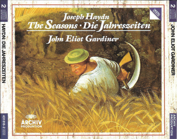 Joseph Haydn - John Eliot Gardiner : Die Jahreszeiten · The Seasons · Les Saisons · Le stagioni (2xCD, Album, RP, PMD)