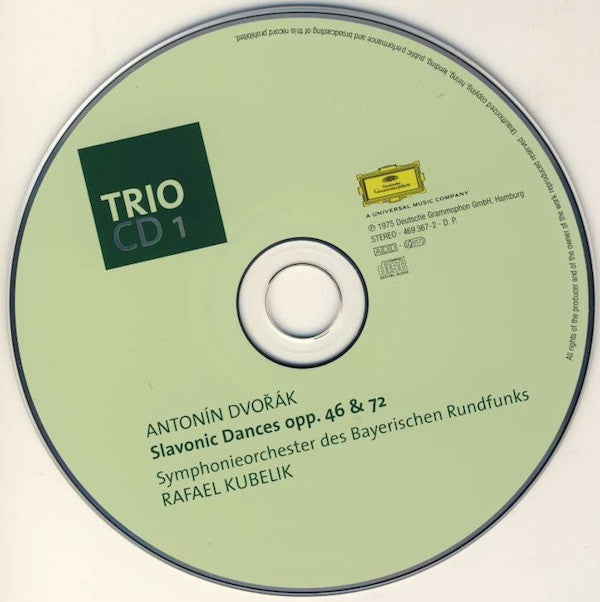Dvořák*, Symphonieorchester Des Bayerischen Rundfunks*, Rafael Kubelik : Slavonic Dances Opp. 46 & 72 / Overtures & Symphonic Poems (3xCD, Comp)