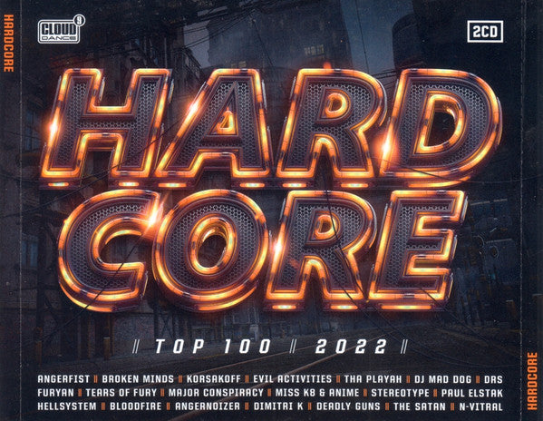 Various : Hardcore Top 100 2022 (2xCD, Mixed)