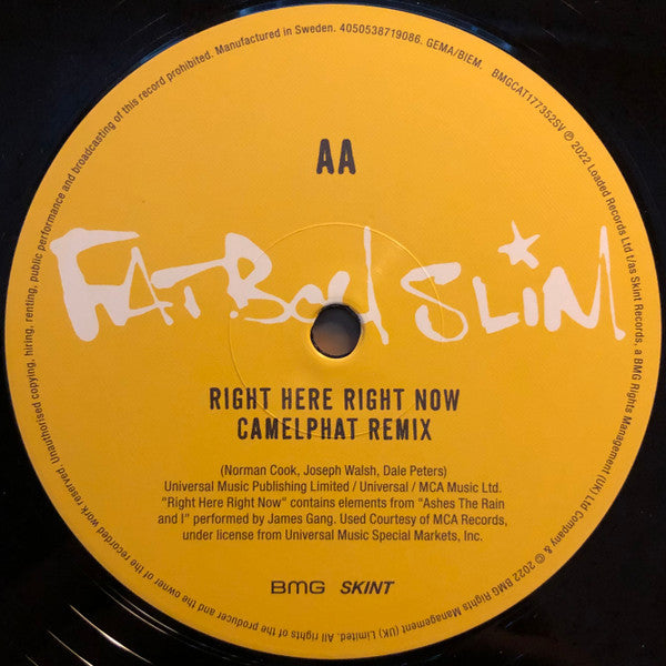 Fatboy Slim : Praise You / Right Here Right Now (12", RSD)