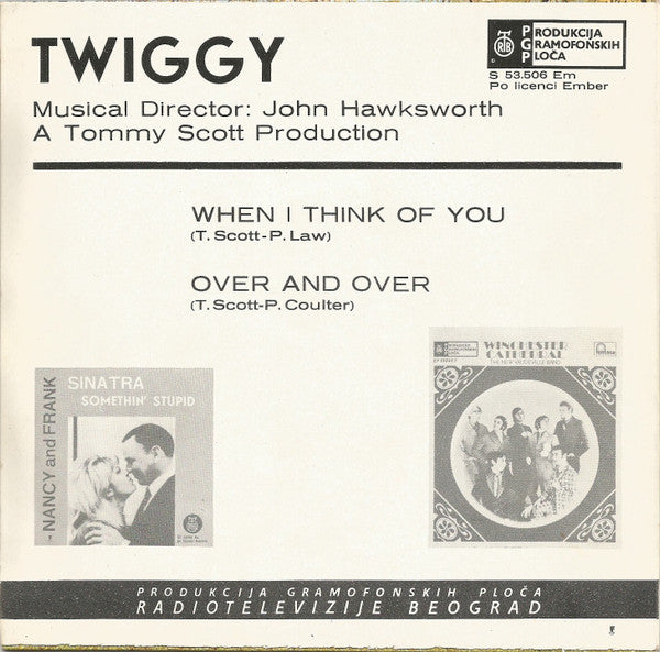 Twiggy (2) : When I Think Of You / Over And Over (7", Single)