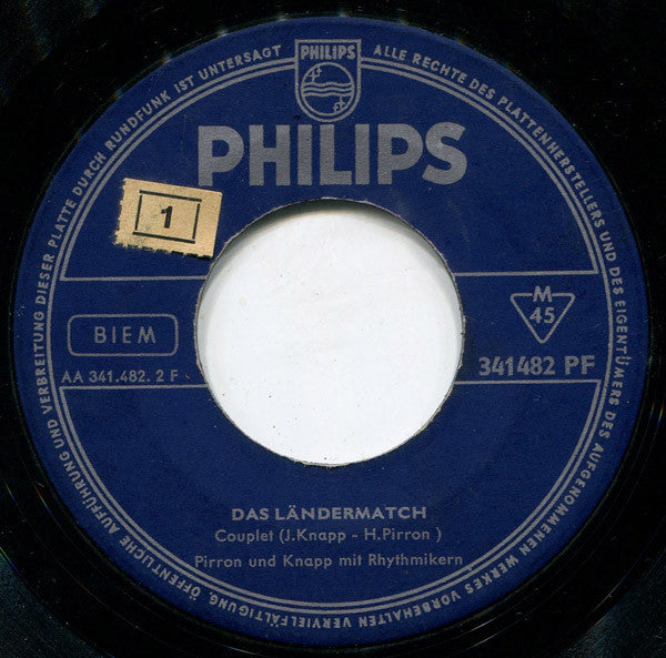 Pirron Und Knapp : Hausmasta Rock / Das Ländermatch (7", Single)