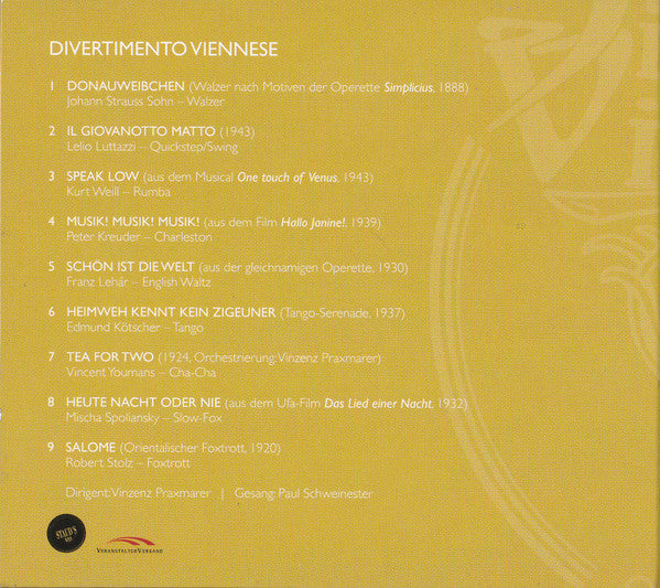 Divertimento Viennese : Heute Nacht Oder Nie (CD, Album)