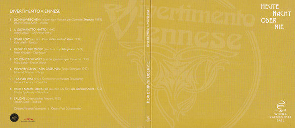 Divertimento Viennese : Heute Nacht Oder Nie (CD, Album)
