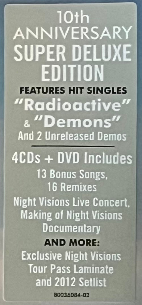 Imagine Dragons : Night Visions (4xCD, Album + DVD-V + Box, Dlx, 10t)