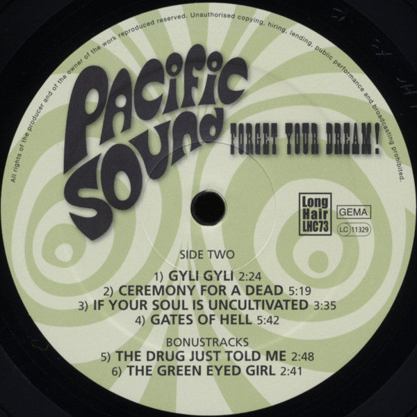 Pacific Sound : Forget Your Dream! (LP, Album, RE, RM, Gat)
