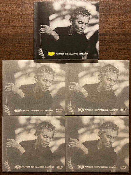 Richard Wagner, Berliner Philharmoniker, Herbert von Karajan : Die Walküre (Box, Hin + 4xCD, Album, RE, RM, Uni)