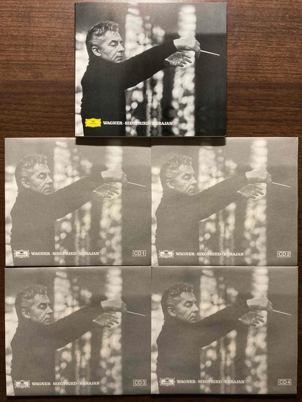 Richard Wagner - Berliner Philharmoniker, Herbert von Karajan : Siegfried (Box, Hin + 4xCD, Album, RE, RM, Uni)