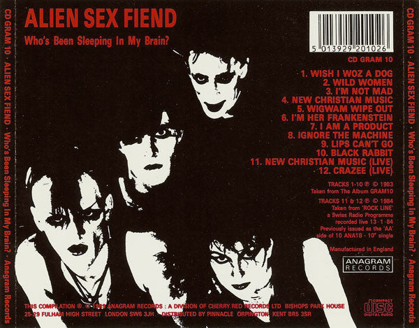 Alien Sex Fiend : Who's Been Sleeping In My Brain? (CD, Album)