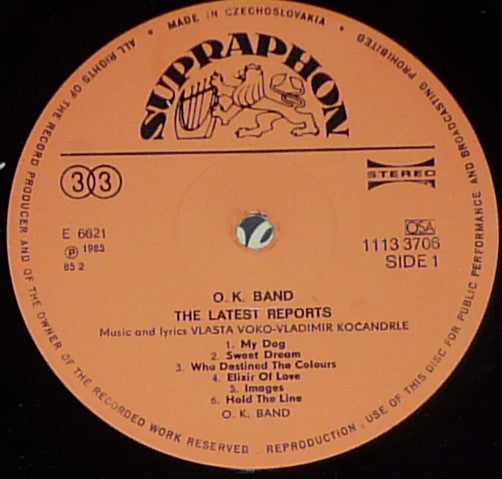 O.K. BAND* : The Latest Reports (LP, Album)