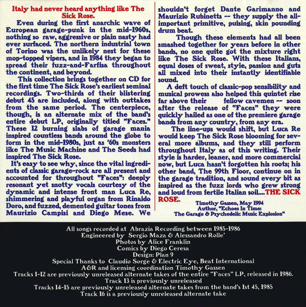 Sick Rose : Other Faces (CD, Comp)