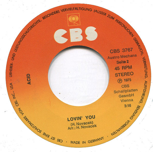 Acid (4) : You Caught Me Like A Spider (7", Single)