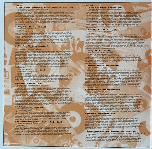 Various : Nuggets (Original Artyfacts From The First Psychedelic Era) (50th Anniversary) (2xLP, Album, Comp, Mono, RE + 2xLP, Album, Comp + )