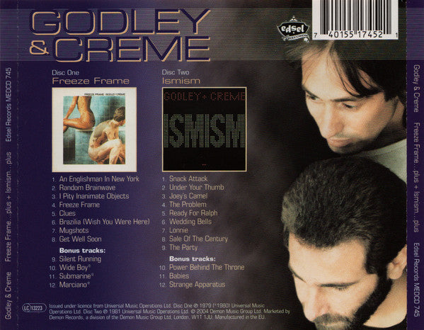 Godley & Creme : Freeze Frame...Plus + Ismism...Plus (2xCD, Comp)