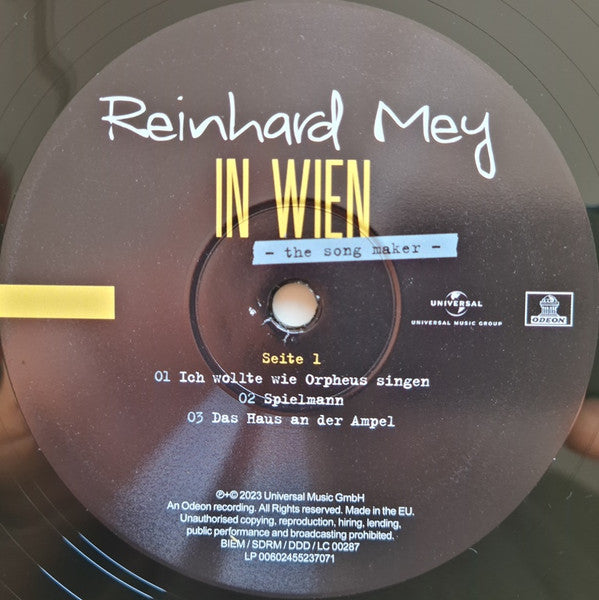 Reinhard Mey : In Wien -The Song Maker- (3xLP, Album, Ltd)
