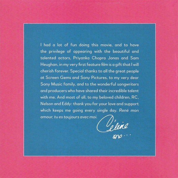 Céline Dion, Keegan DeWitt : Love Again (Soundtrack From The Motion Picture) (CD, Album, Comp)