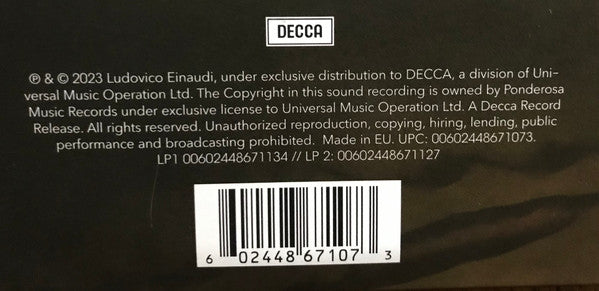 Ludovico Einaudi : Undiscovered Vol.2 (2xLP, Comp)