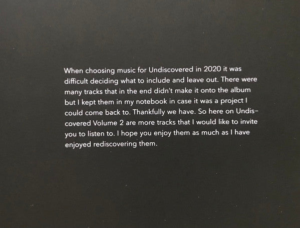 Ludovico Einaudi : Undiscovered Vol.2 (2xLP, Comp)