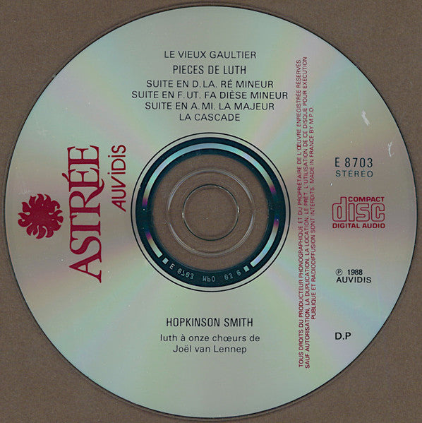 Ennemond Gaultier, Hopkinson Smith : Piéces De Luth Du Vieux Gaultier (CD, Album)