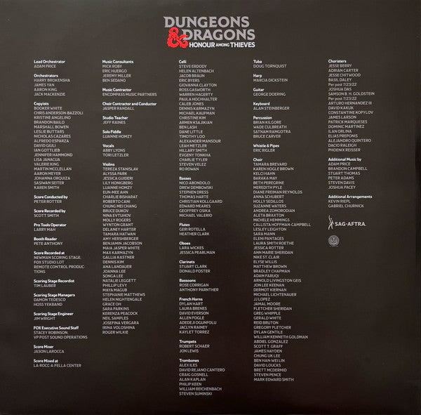 Lorne Balfe : Dungeons & Dragons: Honour Among Thieves (Music From The Motion Picture) (2xLP, Album, Ltd, Pin)