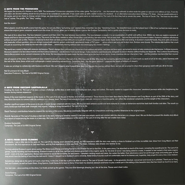 Gustavo Santaolalla, Dave Fleming (2) : The Last Of Us: Season 1 (Soundtrack From The Series) (LP, Gre + LP, Cle)