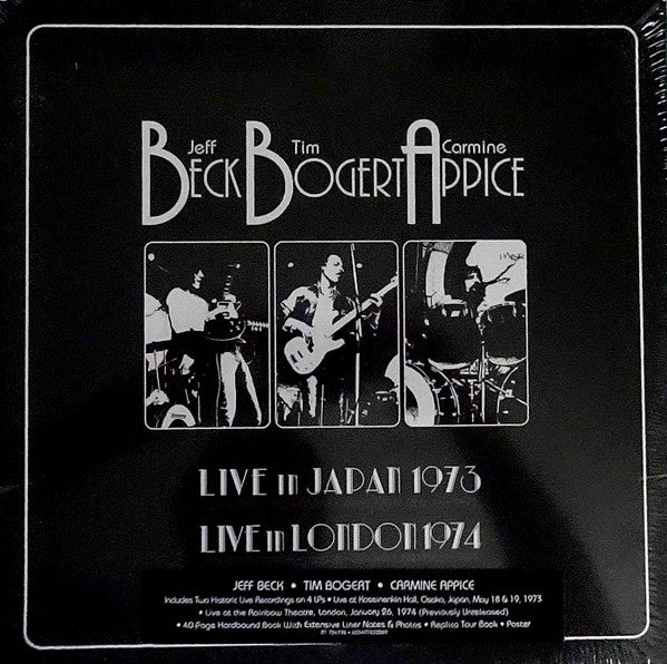 Beck, Bogert & Appice : Beck, Bogert, & Appice Live In Japan | Live In London 1974 (4xLP, Dlx, Box)