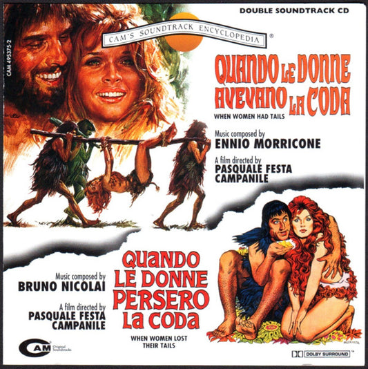 Ennio Morricone / Bruno Nicolai : Quando Le Donne Avevano La Coda / Quando Le Donne Persero La Coda (Original Soundtracks) (CD, Album, Comp, RE, RM, Dol)