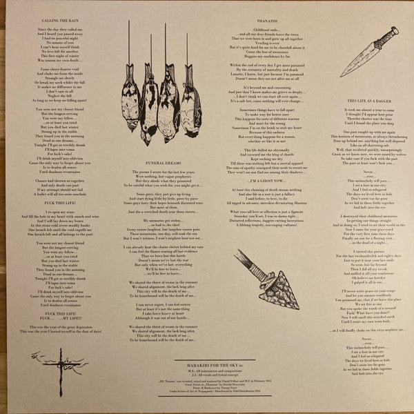 Harakiri For The Sky : III: Trauma (2xLP, Album, RE, Gat)