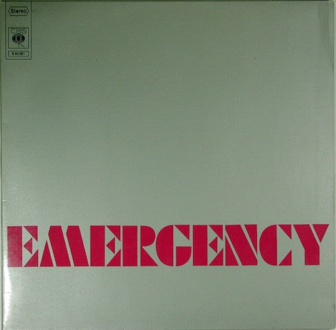 Emergency (6) : Emergency (LP, Album, Gat)