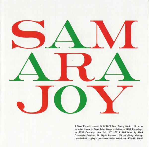 Samara Joy : A Joyful Holiday (CD, EP)