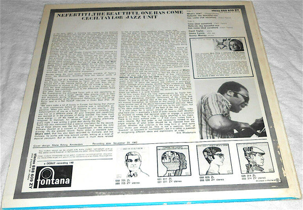 The Cecil Taylor Unit : Nefertiti, The Beautiful One Has Come (LP, Album)