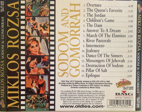 Miklós Rózsa : Sodom And Gomorrah (CD, Album)
