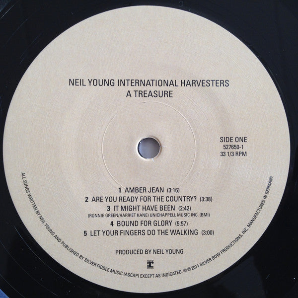 Neil Young / International Harvesters : A Treasure (LP, 180 + LP, S/Sided, Etch, 180 + Album)