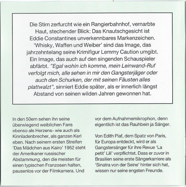 Eddie Constantine : Hoppla Eddie (CD, Comp)