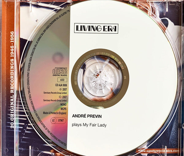 André Previn : Plays My Fair Lady & A Dozen Great Standards (20 Original Recordings 1946–1956) (CD, Comp, Mono)