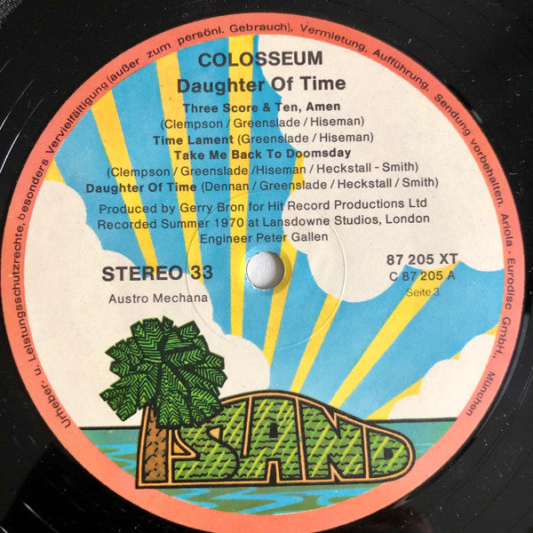 Colosseum : Pop Chronik (LP, Album, RE + LP, Album, RE + Comp, Gat)