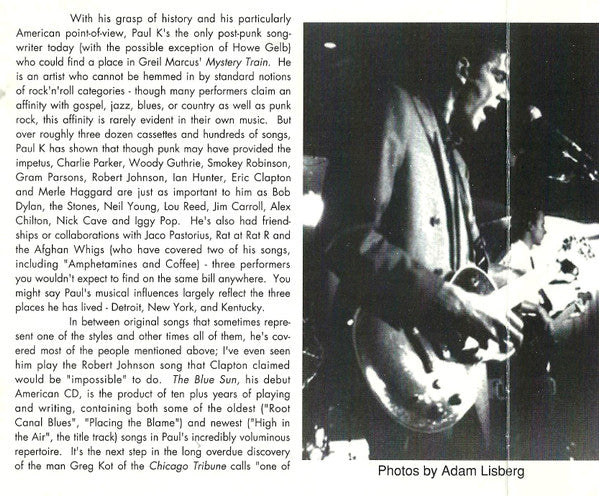 Paul K. & The Weathermen : The Blue Sun (CD, Album)