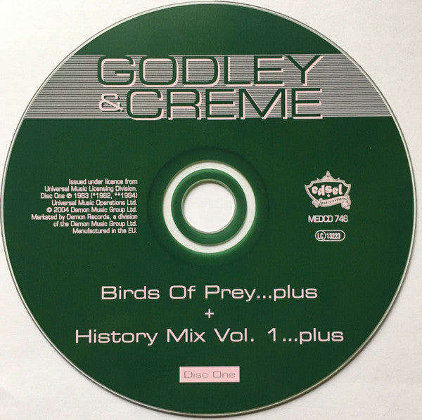 Godley & Creme : Birds Of Prey...Plus + History Mix Vol. 1...Plus (2xCD, Comp)