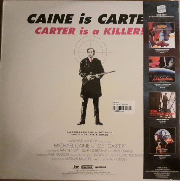 Roy Budd : Get Carter (Original Motion Picture Soundtrack) (LP, Album, RE, Gre + LP, Blu + Ltd, 180)