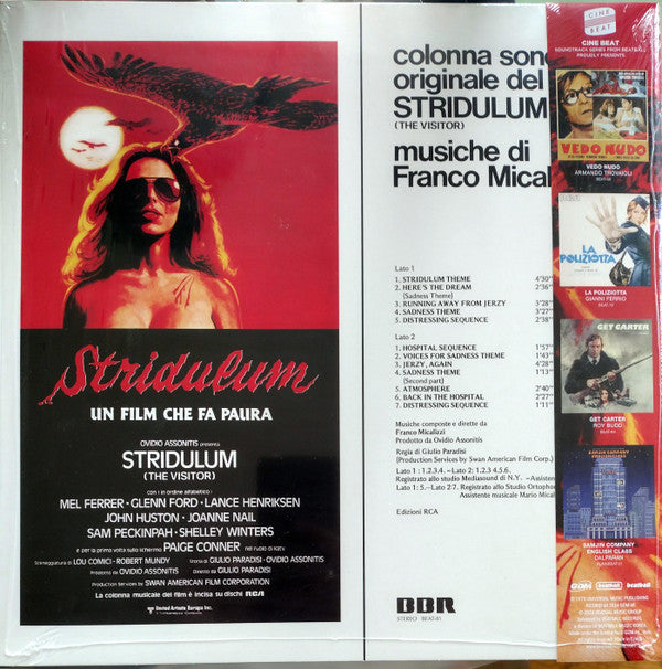 Franco Micalizzi : Stridulum (The Visitor) (Colonna Sonora Originale Del Film) (LP, RE)