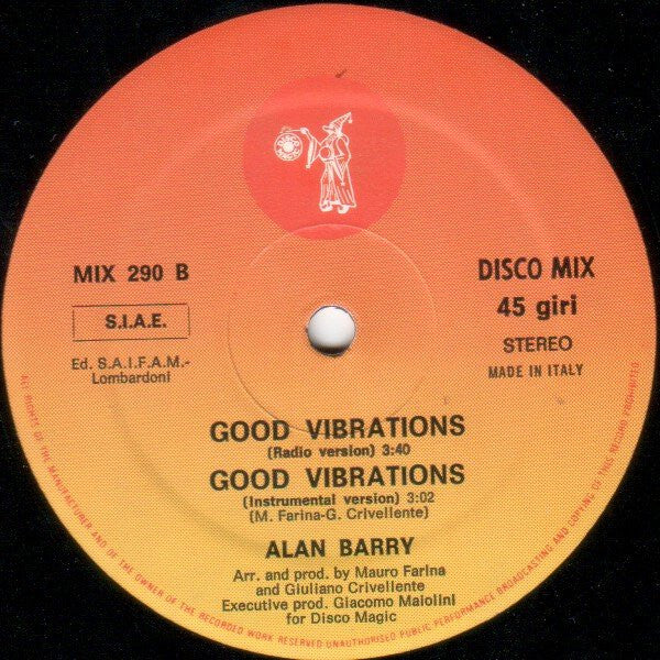 Alan Barry : Good Vibrations (12")