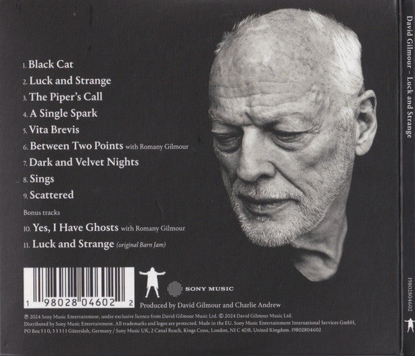David Gilmour : Luck And Strange (CD, Album, Dig)