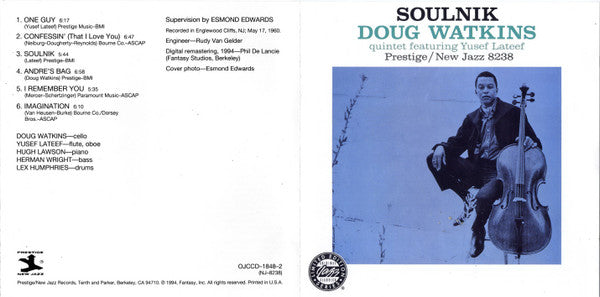 Doug Watkins Quintet : Soulnik (CD, Album, Ltd, RE, RM)