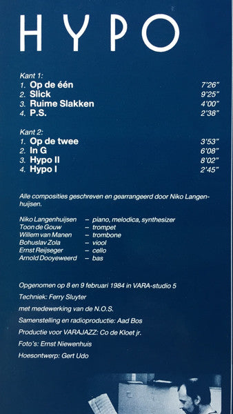 Niko Langenhuijsen : Hypo (LP, Album)
