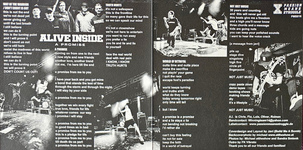 Alive Inside : A Promise (7", Ltd, Vie)