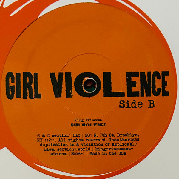 King Princess : Girl Violence (LP, Album, Ltd, Cre)