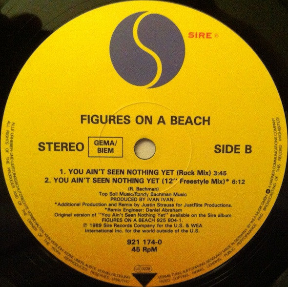 Figures On A Beach : You Ain't Seen Nothing Yet (12")